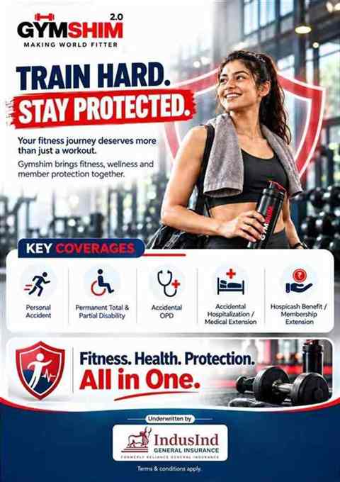 Every Gymshim member protected against any kind of injury
